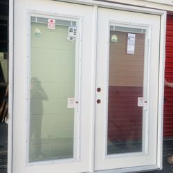 Exterior French Door With Frame 72x80