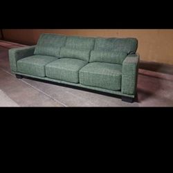 Nice Modern  Dark Green Sofa. 