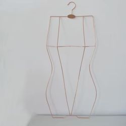 Boutique silhouette metal hanger