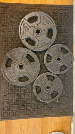 25 lbs And 10 lbs Weight Plates (2 of each, Standard)
