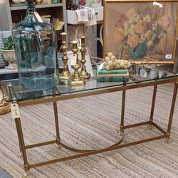 Antique Brass Table/desk