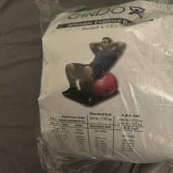 Inflatable Exercise Ball (Green)