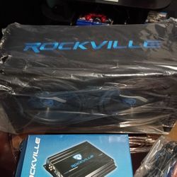 New In The Box 10 Inch Woffers & Amp