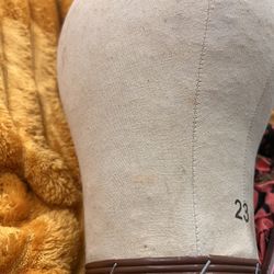 Wig Head Cork Canvas 