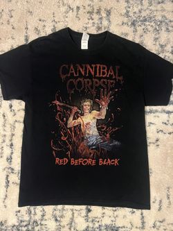 2019 North American Tour Cannibal Corpse Graphic T Shirt Sz Large 