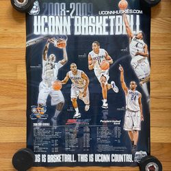 2008-2009 UCONN Men’s Basketball Poster