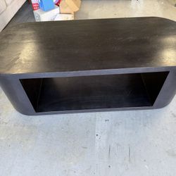 Luna And Georgia Oval Coffee Table (Luna Oval) - Black