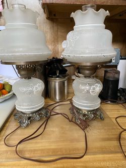 Hurricane lamps $20