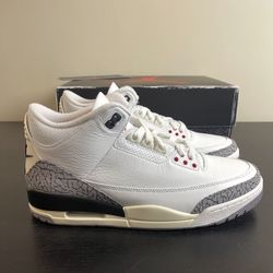 *NEW* Jordan 3 Retro White Cement - Sz 10.5