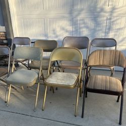 Padded Foldable Chairs $12 Each 