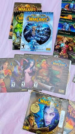 World of Warcraft PC Game Lot – Burning Crusade & Wrath of the Lich King