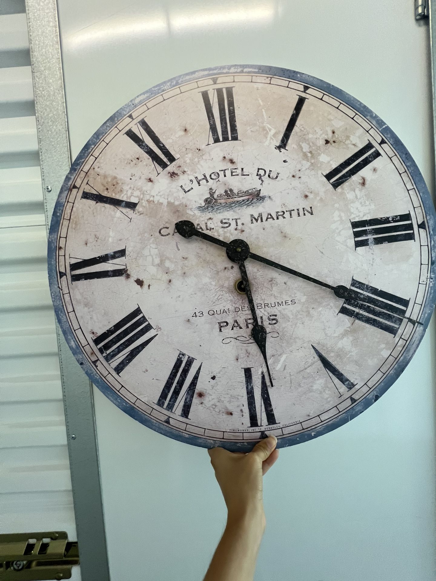 Decorative Pink Timeworks Wall Clock