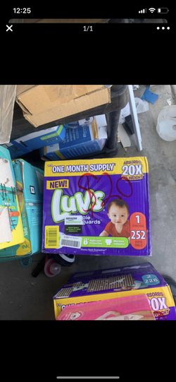 Luvs triple leakquards size 1,252 count