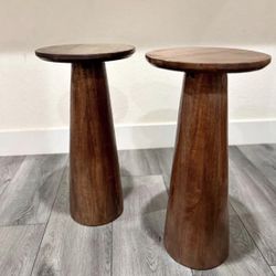 Mango Wood End Table | Rustic style