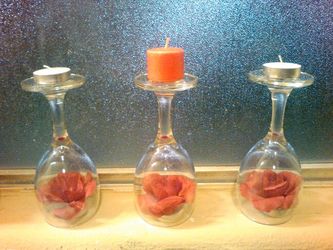 Rose Candle Holders