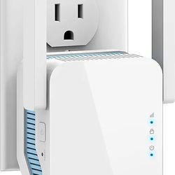 All-New 2023 WiFi Extender 1.2Gb/s Signal Booster – Dual Band 5GHz & 2.4GHz Signal Amplifier w/Ethernet Port, Alexa Compatible