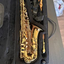 Saxophone And Case