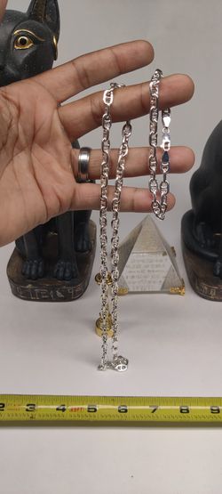 Brand New Silver Chain & Bracelet 