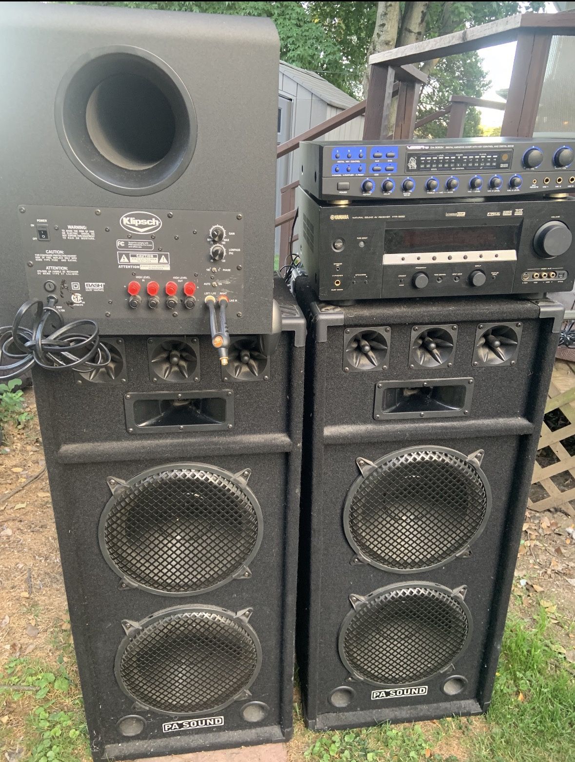 1.	🔊 Party Sound System w/ Mic – $300 OBO