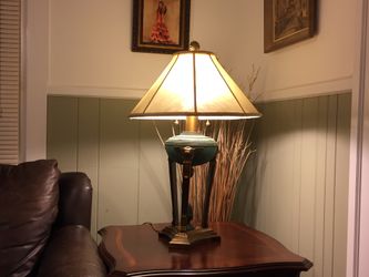 Night stand lamp. Brass made