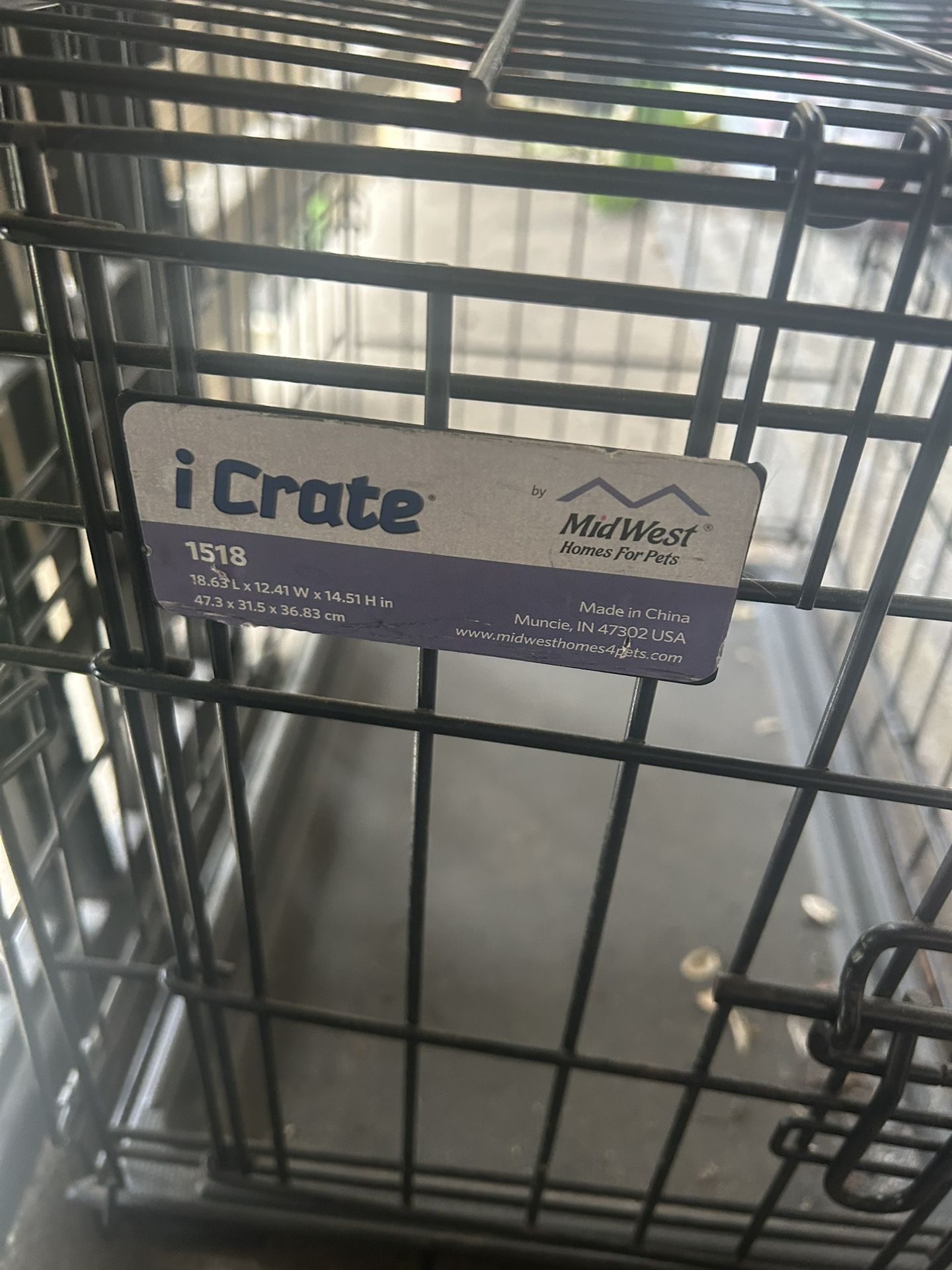 Small dog crate