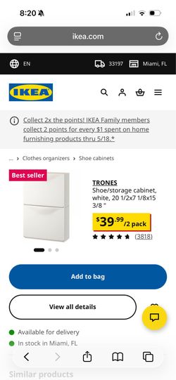 IKEA storage Trones