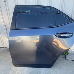 2014-2019. Toyota Corolla Left Rear Door 