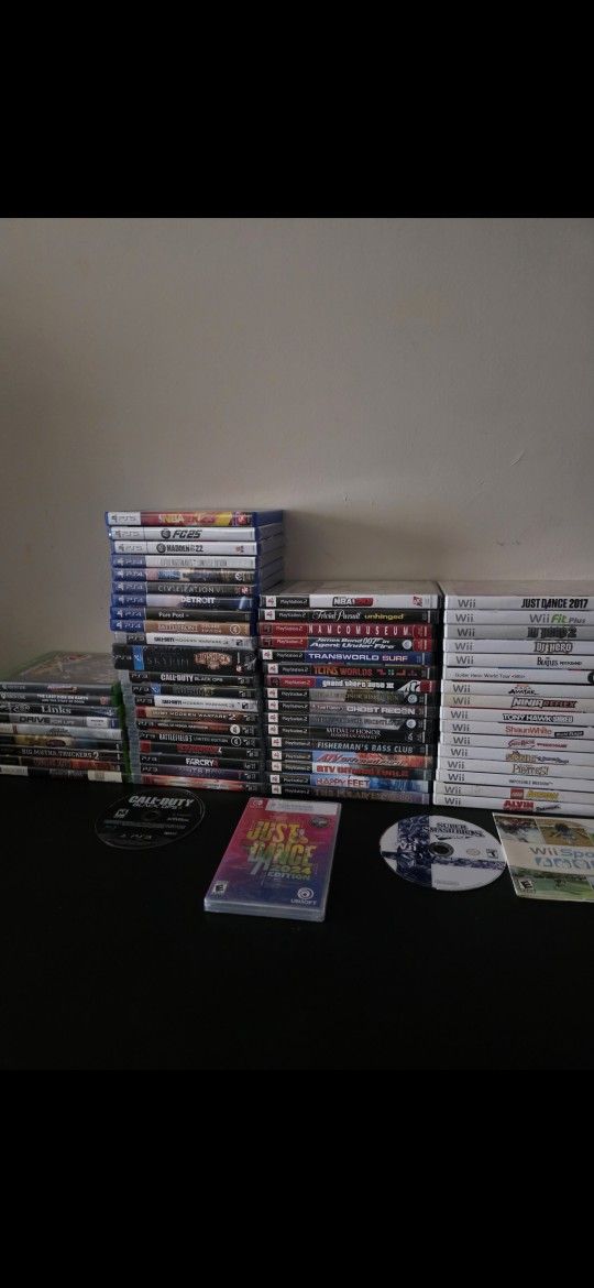 PS5 PS4 PS3 PS2 Wii WiiU Xbox Xboxone Xbox360 Games for Sale