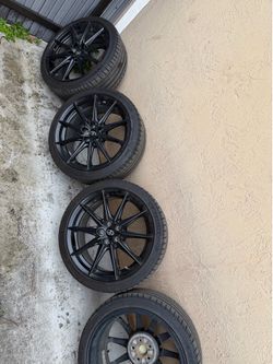 5x100 18x7.5 wheels and tires Gr86 brz oem