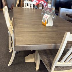 New White Extension Dining Table -108” Inch 
