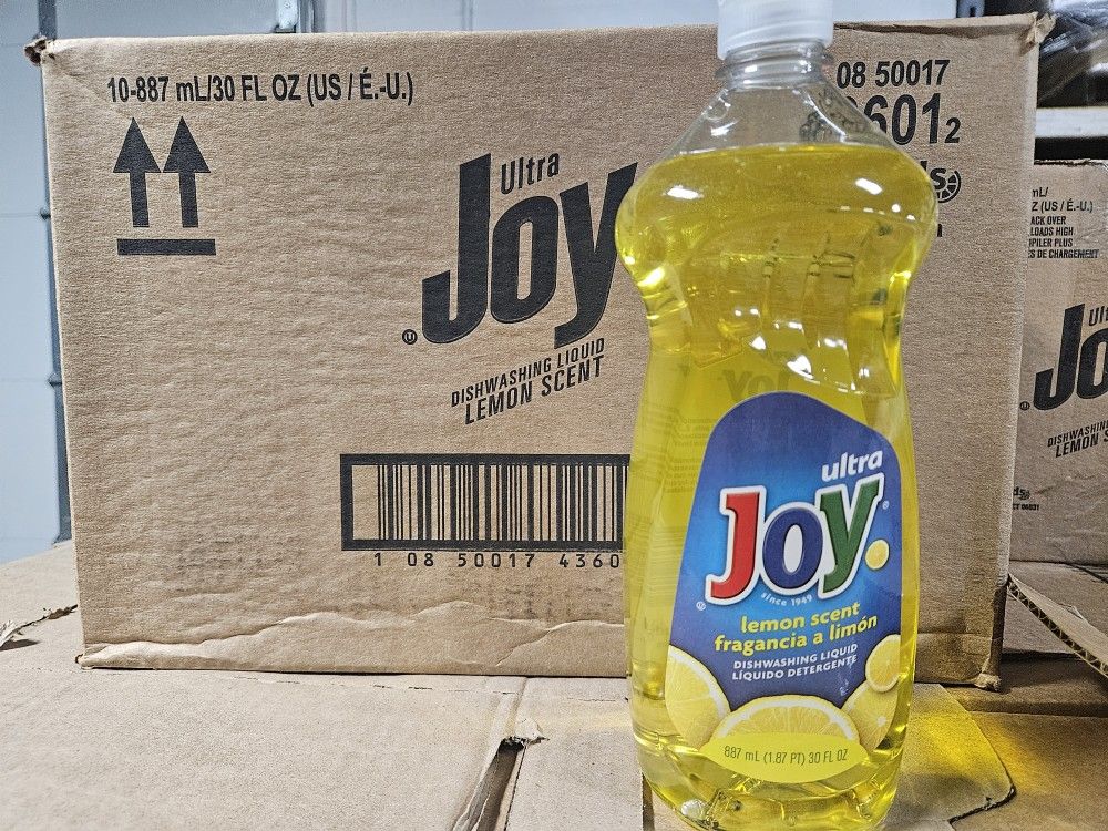 Joy Dishwashing Liquid, Lemon Scent,30oz, 10 In A Case, Sold By Case