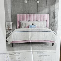 Pink Full Size bed Frame 