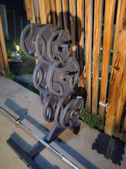 Olympic weights barbell