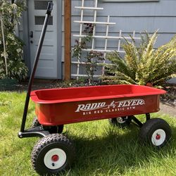 Radio flyer red steel all terrain with 10” inflatable wheels