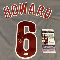 Ryan Howard Auto Jersey 