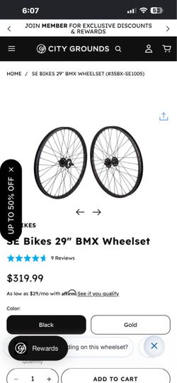 Se pk ripper mongoose 29” wheels Bmx bicycle