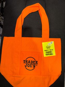 Halloween Orange Trader Joe’s Mini Tote