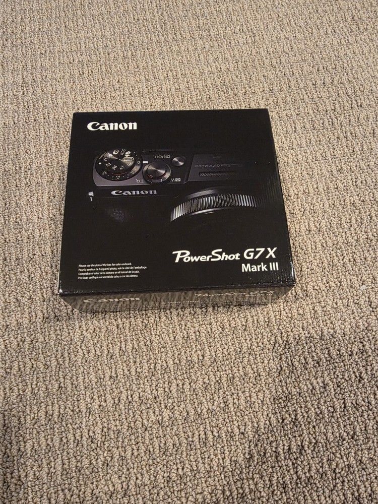 Canon PowerShot G7 X Mark III – Brand New in Box (USA Version)