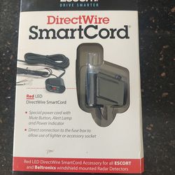Direct wire smart cord for radar detector