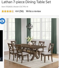 🍽️✨ Dining Table with 6 Chairs $900