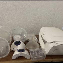 Hands Free Breast Pump, Milk Bags, Wipe Warmer, Extra Parts