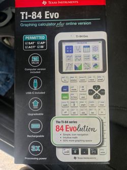 Ti 84 evo graphing calculator