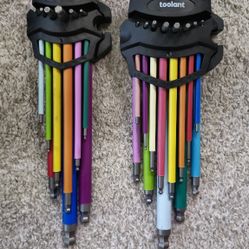 Complete Hex Wrench Set, Unused, Metric And Imperial 