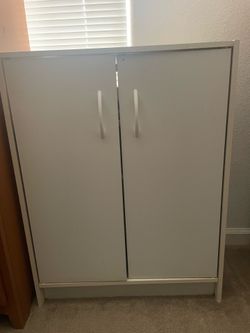 White nightstand