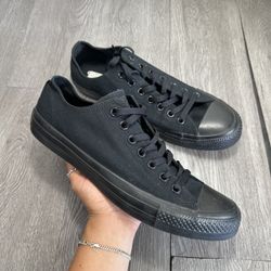 Converse Chuck Taylor All Star Low Men’s Triple Black Shoes - Men’s Size 11