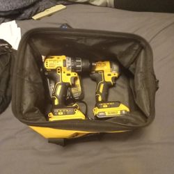 Drill. Impact Drill. Charger And Bag