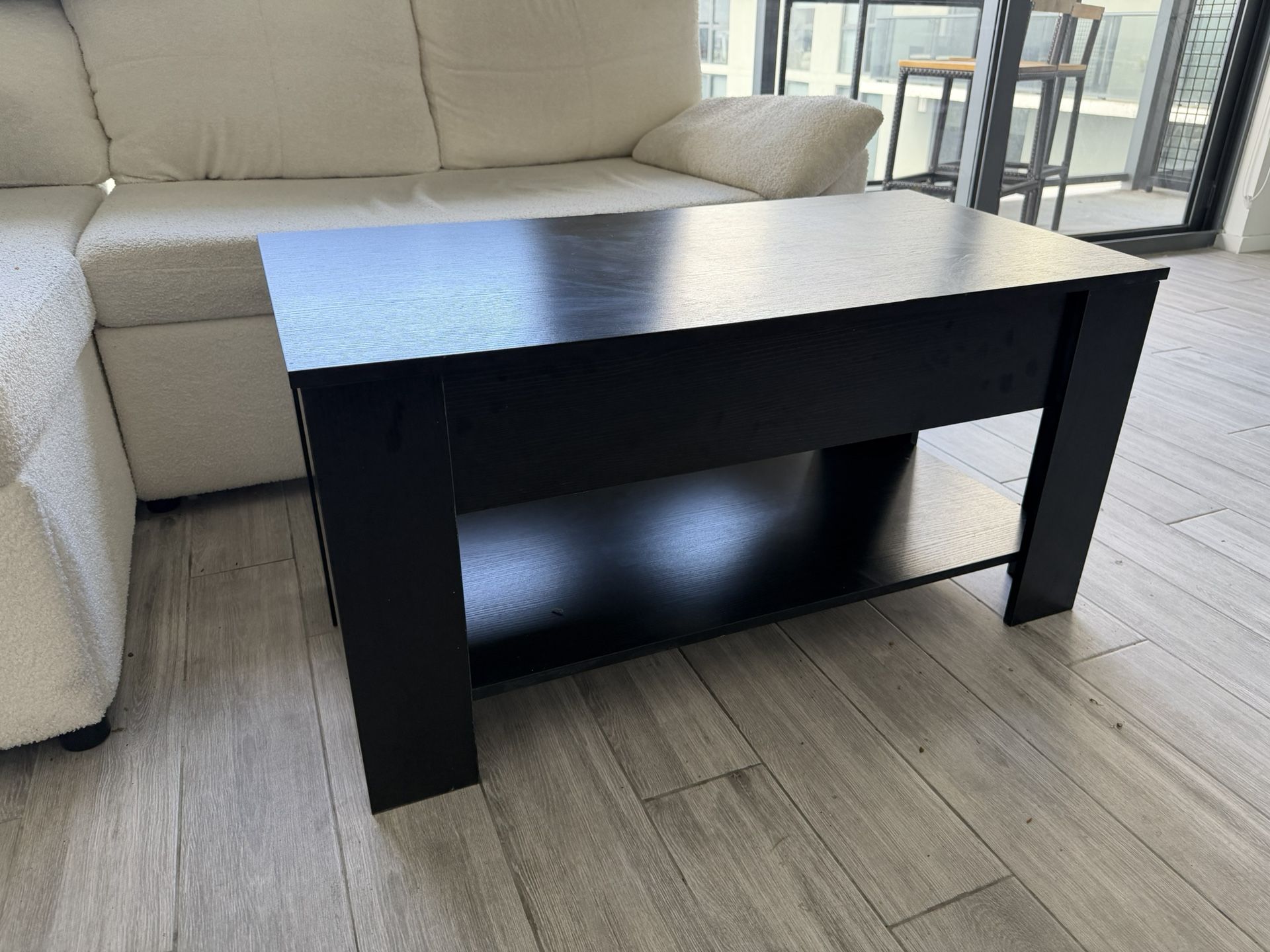 Black Convertible Coffee Table