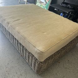 Restoration Outdoor Ottoman 