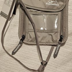 RFID Blocking Travel Neck Pouch Passport Holder 