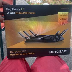 NightHawk X-6 Model#R8000 Tie-band Wi-Fi Router (New)